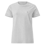 Dam-t-shirt med mjuk yta